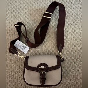 New with tags Coach Small Saddle Bag
